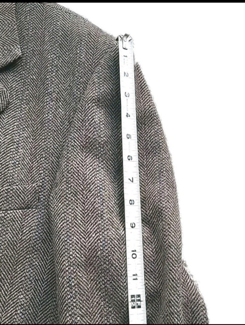 Cricketeer Blazer Mens 48L Brown Herringbone Lambswool Sport Coat Jacket Canada - Picture 7 of 14